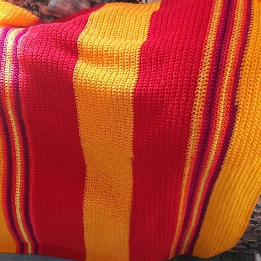 Hand Crafted Crochet Quilt New